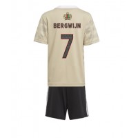 Fotbalové Dres Ajax Steven Bergwijn #7 Dětské Alternativní 2022-23 Krátký Rukáv (+ trenýrky)